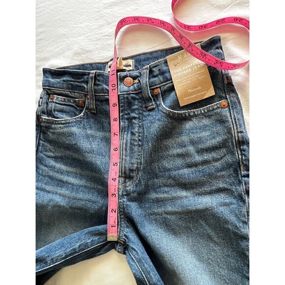 Madewell Women's Perfect Vintage Jean Decatur wash size 25 - Picture 14 of 14